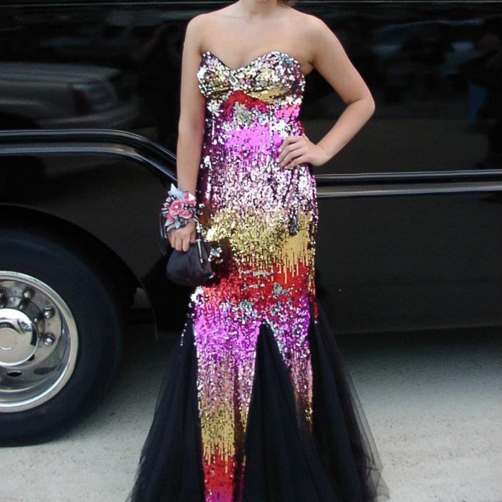 Jovani sequins dress